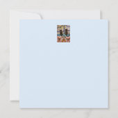 Black Cat kerstflat Kaart (Achterkant)