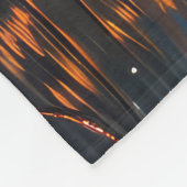 Black Cat kerstvakantie Fleece Deken (Hoek)