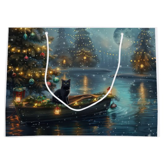 Black Cat kerstvakantie Groot Cadeauzakje (Voorkant)