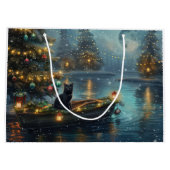 Black Cat kerstvakantie Groot Cadeauzakje (Achterkant)