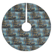 Black Cat kerstvakantie Kerstboom Rok (Voorkant)