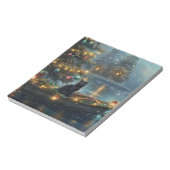 Black Cat kerstvakantie Notitieblok (Linkerzijde)