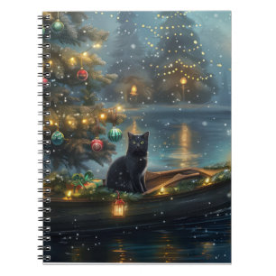 Black Cat kerstvakantie Notitieboek