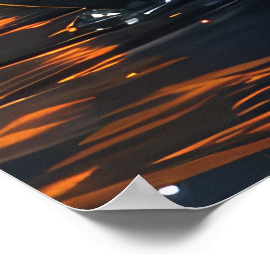 Black Cat kerstvakantie Poster (Hoek)