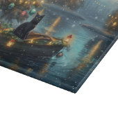 Black Cat kerstvakantie Snijplank (Hoek)