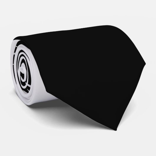 Black Cat kijkt naar je. Stropdas (Opgerold)