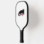 Black Cat Killer Instincts Dead Mouse Punk Gothic Pickleball Paddle (Links)