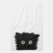 Black Cat Kitchen Towel Theedoek (Verticaal)
