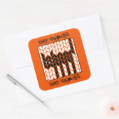 BLACK CAT KNIT Grote Vierkante Envelop Afdichtinge Vierkante Sticker (Envelop)