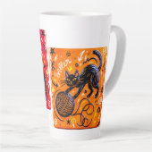 Black Cat Latte Mok (Rechterhoek)