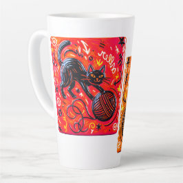  Black Cat   Latte Mok