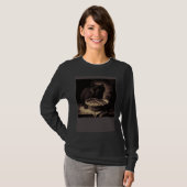 Black Cat Love Apple Pie T-shirt (Voorkant volledig)