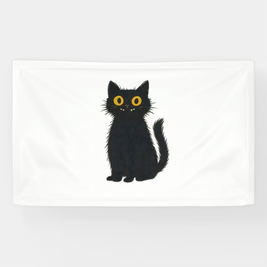 Black Cat Magic – Schattigee Halloween & Mystic Ca Spandoek (Horizontaal)