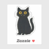 Black Cat Magic – Schattigee Halloween & Mystic Ca Sticker (Vel)