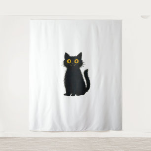 Black Cat Magic – Schattigee Halloween & Mystic Ca Wandkleed