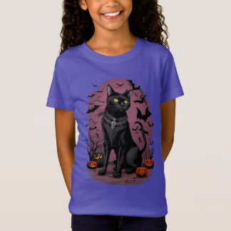 Black Cat Magic voor Halloween T-shirt