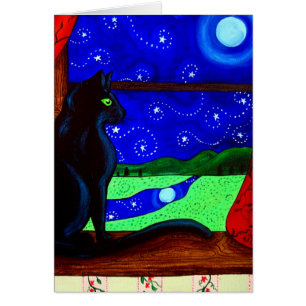 Black Cat Magical Night