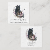 Black Cat Magick Square Visitekaartje (Voorkant / Achterkant)