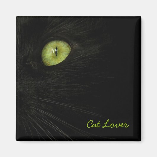 Black Cat magneet (Voorkant)