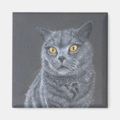 Black cat  magneet (Voorkant)