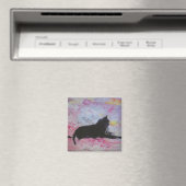 Black cat magnet (Insitu (Vaatwasser))