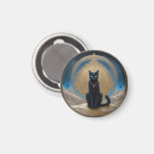 Black Cat Magnet (Voorkant / Achterkant)