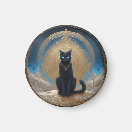 Black Cat Magnet (Voorkant)