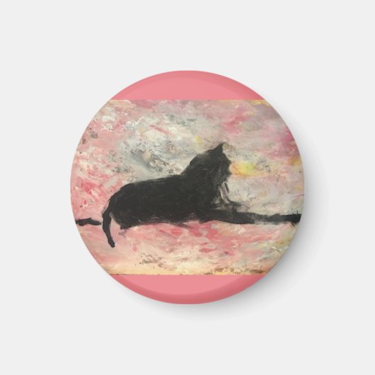 Black Cat Magnet (Voorkant)