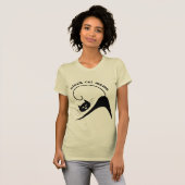 "Black Cat Mama" Vintage 50's T-shirt (Voorkant volledig)