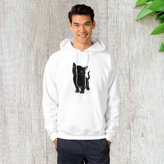 Black Cat Mannen Hoodie