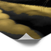 Black Cat Meme met Iers spreekwoord Poster (Hoek)