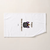 Black Cat Meow-A-Ween Bathroom Towel Set Bad Handdoek (Handdoek)