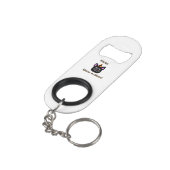 Black Cat Meow-A-Ween Sleutelhanger openslinier Mini Flessenopener (Achterkant Gekanteld)