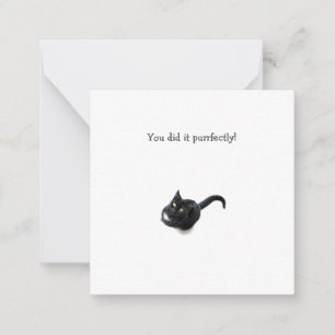 Black Cat Mini Bedankt voor je briefkaart