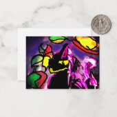 Black Cat misty Notitiekaartje (Voorkant / Achterkant in situ)