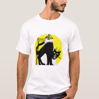 Black Cat Moan Dames T T-shirt
