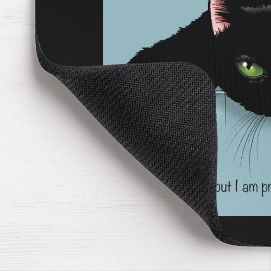 Black Cat Moederdag Muismat (Hoek)