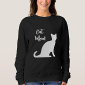Black Cat Mom trui voor vrouwen (Voorkant)