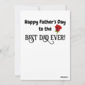 Black Cat Mooie Beste Pap Ever Vaders Dag Kaart (Achterkant)