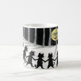 Black Cat Moon Gift Mok