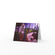 Black Cat Moon Mystery Lady Kaart Creationarts