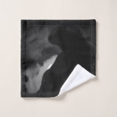 Black Cat Moonlight Silhouette Bad Handdoek (Wasdoekje)