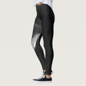Black Cat Moonlight Silhouette Leggings (Links)