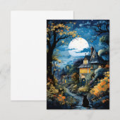 Black Cat - Moonlit Serenity Kaart (Voorkant / Achterkant)