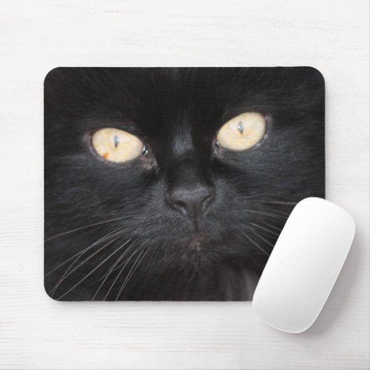 Black Cat Mousepad Muismat (Met muis)