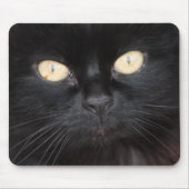 Black Cat Mousepad Muismat (Voorkant)