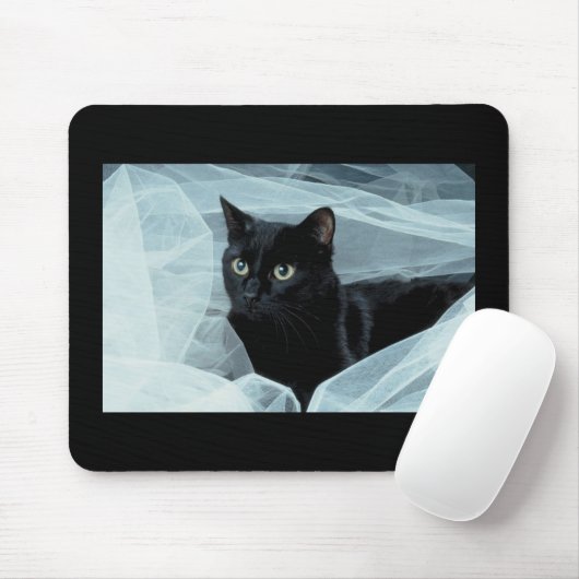 Black Cat Mousepad Muismat (Met muis)