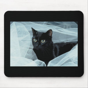 Black Cat Mousepad Muismat