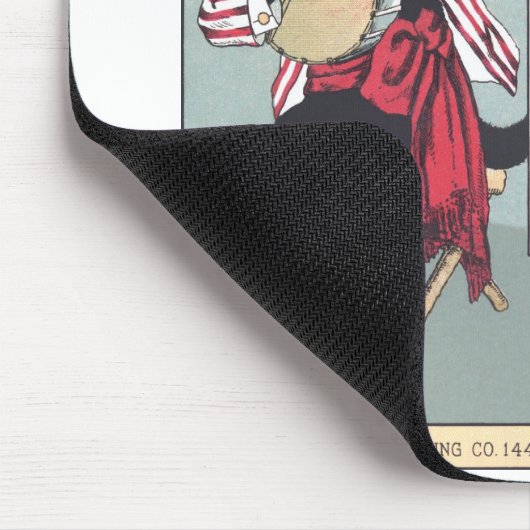 Black Cat Mousepad Muismat (Hoek)