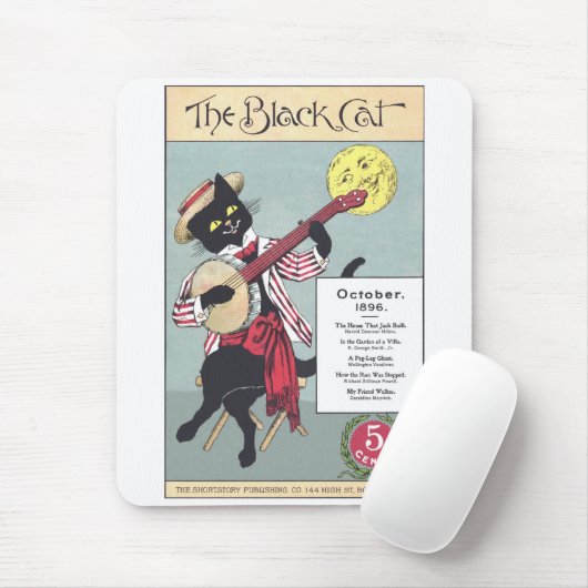 Black Cat Mousepad Muismat (Met muis)